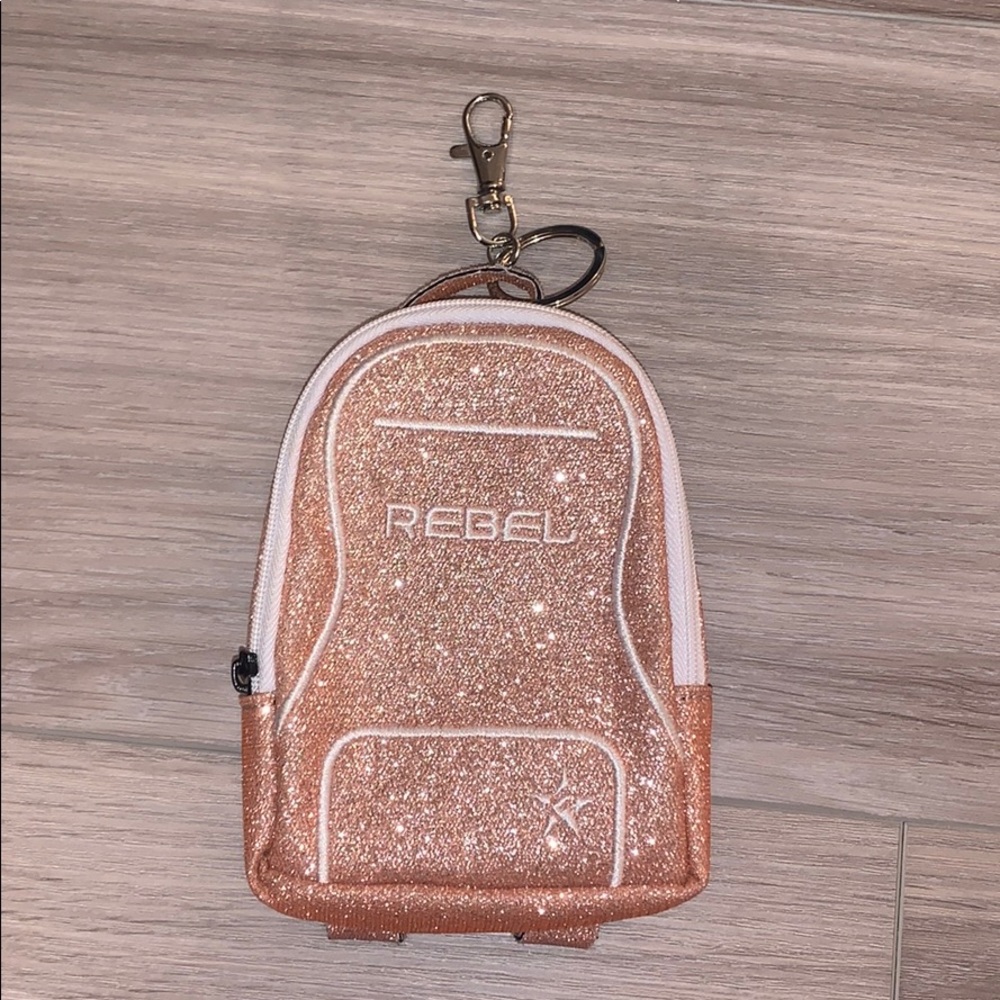 REBEL ATHLETIC ROSE GOLD COIN PURSE